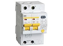 Дифференциальный автоматический выключатель АД12 2 полюса, 40А, Тип AC, х-ка C, 300мА | код. MAD10-2-040-C-300 | IEK 